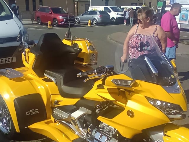 Scarborough's Honda Goldwing Light Display came to town over the weekend.