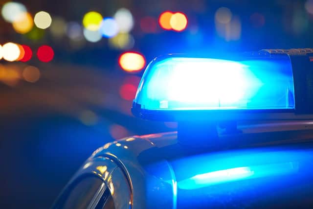 A man was struck by a car in Eastfield, resulting in the driver being arrested.