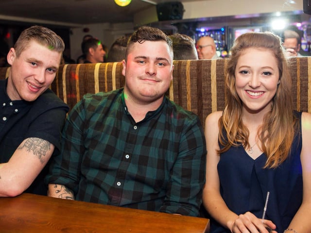 Jordon, Dan and Rachel kick off their weekend in style in 2016.