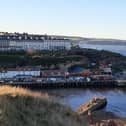 Scenic shot looking across Whitby harbour and out towards Sandsend and Kettleness.
picture: Duncan Atkins