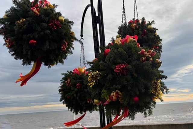 Ian Sandy spotted these decorations near the Spa.