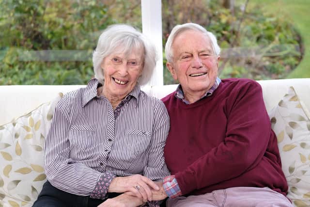 Happy together after almost 70 years of marriage