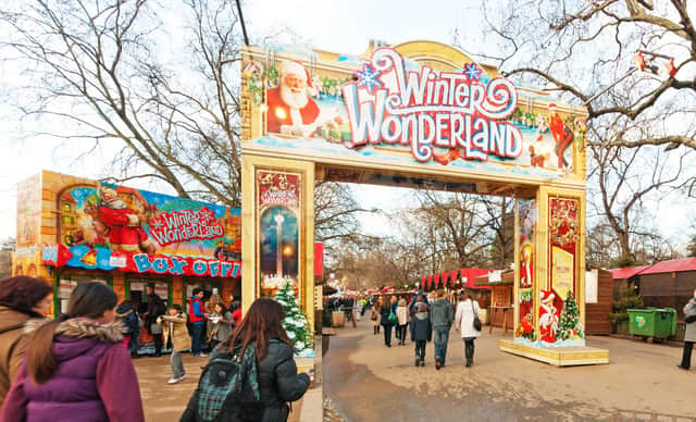 Winter Wonderland event in Hyde Park London