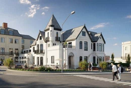 An artist's impression of what the refurbished Villa Esplanade could look like.