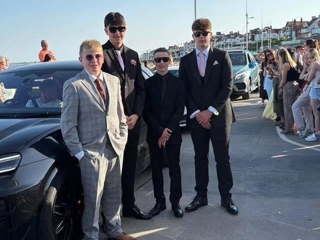 Alfie Woods, Regan Gillon, Harry Mills and Ellis Duniec.