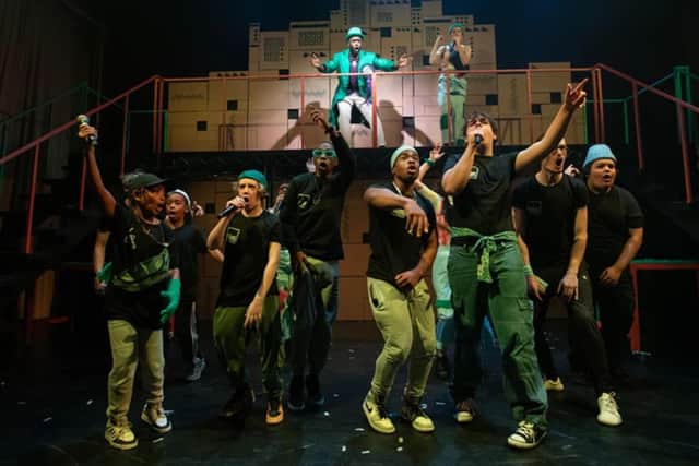 The innovative show features a youth chorus of local young people from Bridlington and East Yorkshire who have all taken part in a series of hip-hop beatboxing workshops.
