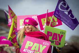 Schools in Scotland are set to close in January as teachers prepare to walk out again in pay dispute.  Picture: Lisa Ferguson.