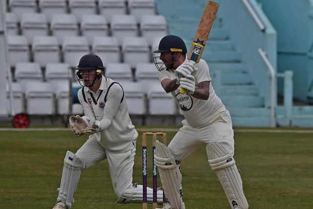 Gary Ellwood was in good form with the bat for Scarborough CC 2nds in their loss at home to Forge Valley 2nds. Photo by Simon Dobson