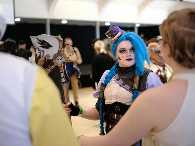 A fabulous costume at Sci-Fi Scarborough weekend