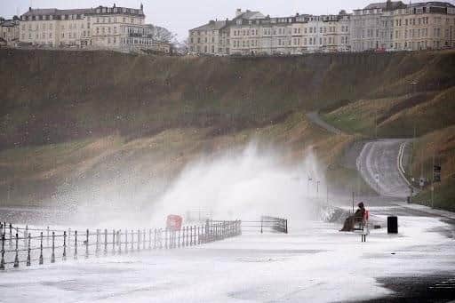 It looks set to be a miserable weekend on the Yorkshire coast.