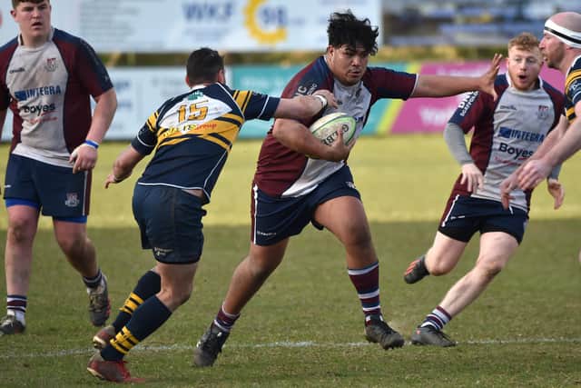 Scarborough's Ropeti Ropeti in action against Bridlington PHOTOS BY PAUL TAIT