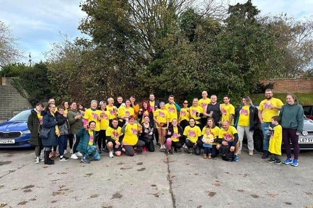 A group of Hunmanby residents ran for 24 hours to raise funds for a local youngster. Photo: TCF Photography.
