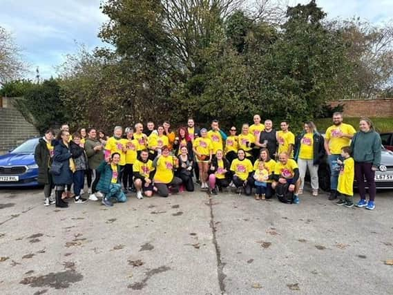 A group of Hunmanby residents ran for 24 hours to raise funds for a local youngster. Photo: TCF Photography.