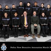 The 17 trainees are part of the force’s Criminal Investigation Department.