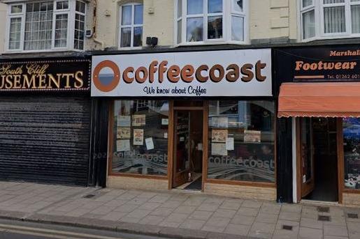Coffee Coast is found on South Cliff Road and has 134 excellent reviews on Tripadvisor. One review on Tripadvsor said "We visit here regularly and the coffee is excellent. They know how to make a great cup of cappuccino."