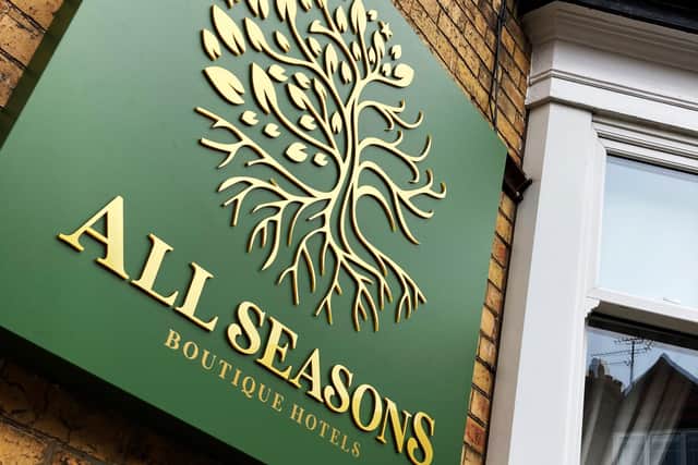 All Seasons boutique hotel in Filey is up for sale.