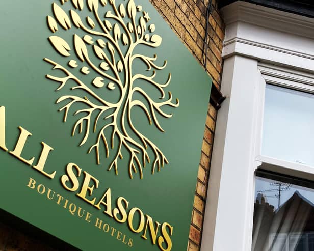 All Seasons boutique hotel in Filey is up for sale.