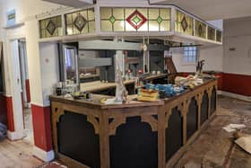 Ongoing renovation as part of the Scarborough Studios CIO arts project.
