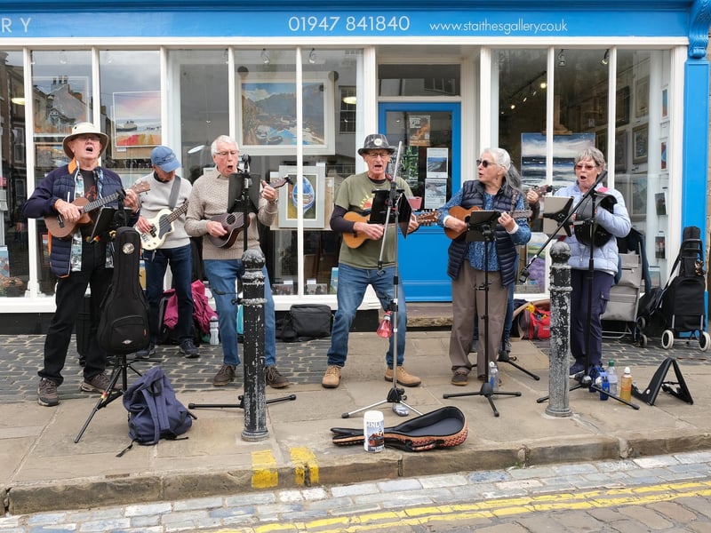 A little street music.