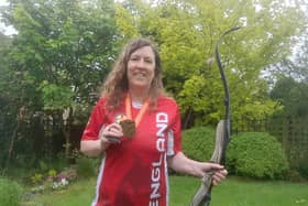 Scarborough archery star Sarah Monteith successfully defended her British 3D Championship crown.