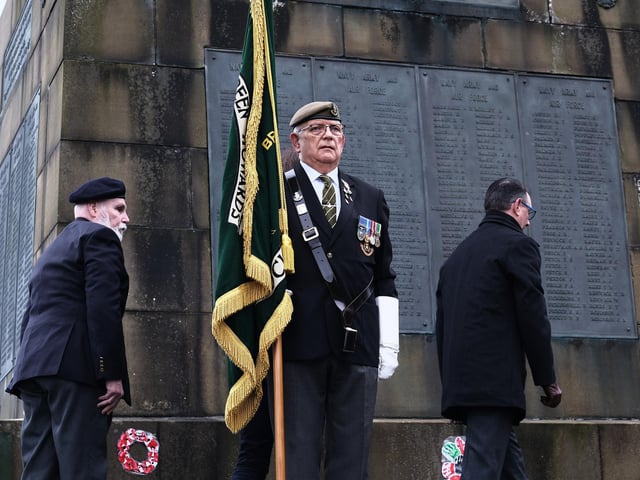 During the service at Oliver's Mount