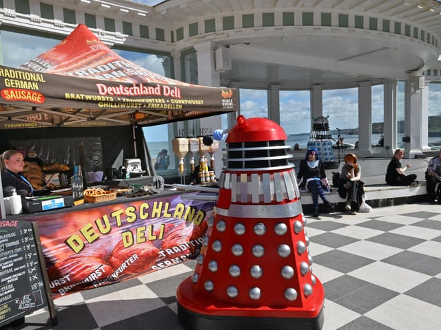 A dalek ordering a treat!