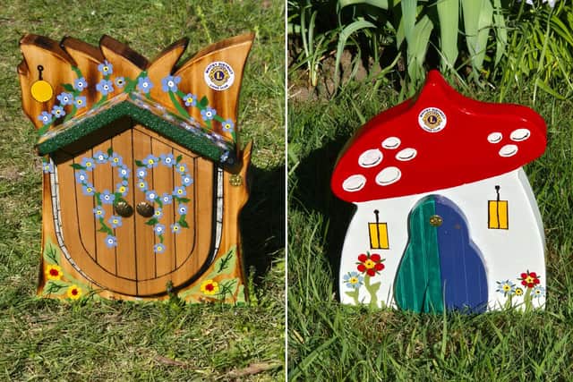 Some of the doors that will become part of the magical new trail