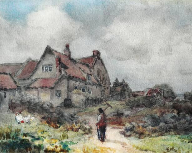 Bay Ness Farm 1919, by J Ulric Walmsley.