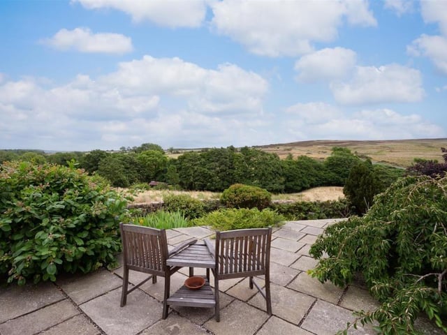A vantagepoint outside the farmhouse, looking across miles of open country.