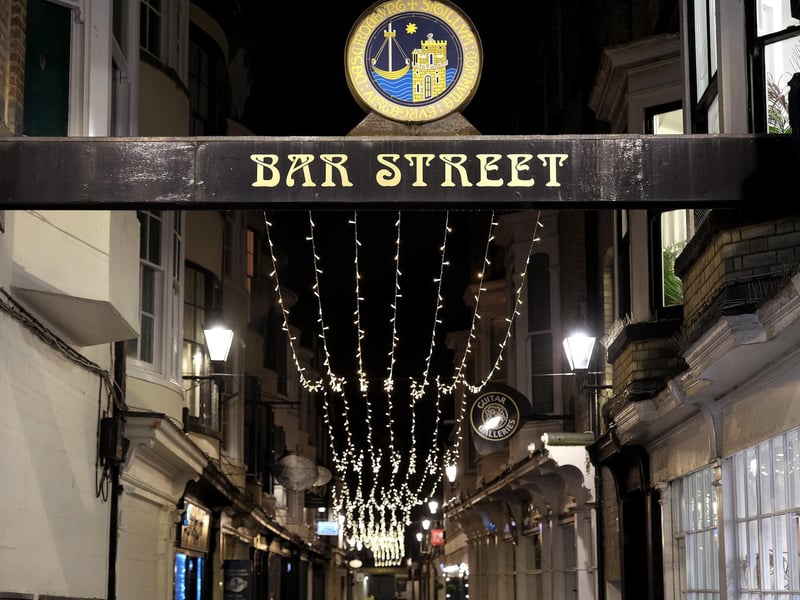 Bar Street looking festive!