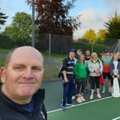 Scalby and Driffield mixed tennis teams earlier this season.