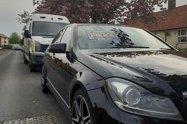 The car of an uninsured driver has been seized in Bridlington