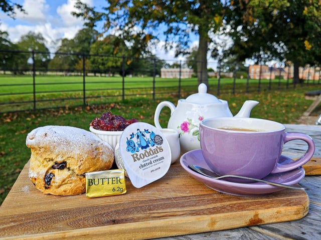 Cream Tea with homemade scones