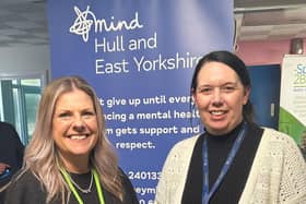 Michelle Shanley, Clinical Director at Space2BHeard CIC (left) 
Sam Bell, Director of Operations at Hull and East Yorkshire Mind (right).