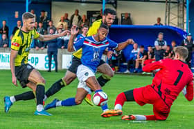 Junior Mondal scored the Blues' second goal.