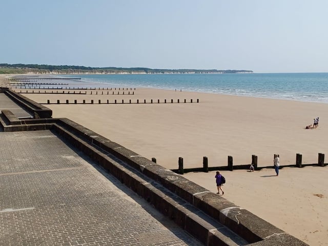 Bridlington seafront looking beautiful in the sun.