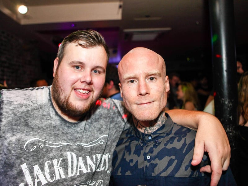 Johnny & Cappo own the dance floor in Blue Lounge