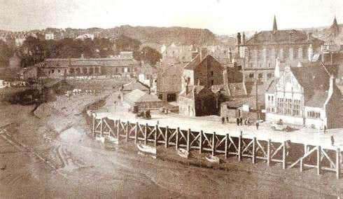 Whitby's New Quay Road, around 1926. Image by kind permission of Whitby Museum.