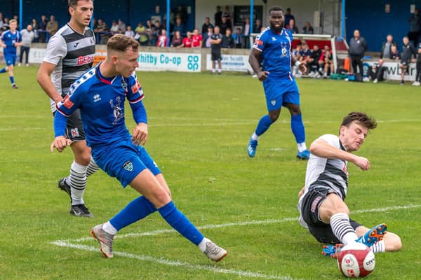 Priestley Griffiths will remain with Whitby Town for the 2023/24 season.