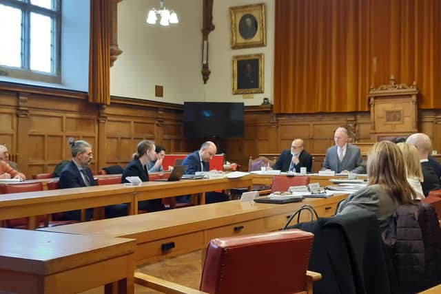Sub-licensing meeting 05.01.24. Seated far left Bulent Osman of JK's Bar. Courtesy Anttoni Numminen/LDRS