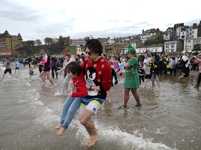Start the New Year with a challenge- running into the winter waters at Scarborough South Beach! Registration begins at 10.30am near the Lions minibus, with judging of fancy dress costumes by The Mayor at 12.30pm. The Town Crier will begin the countdown at approximately 12:45pm and everyone who has the courage will race into the icy sea.