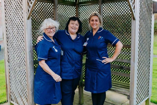 Some of the Saint Catherine's Hospice Nurses.