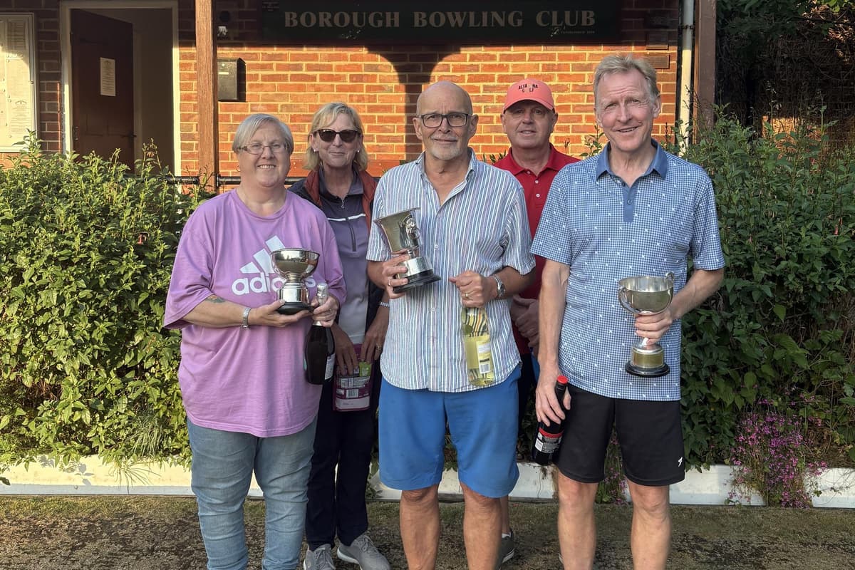 Borough Bowling Club stars sparkle at cup finals night