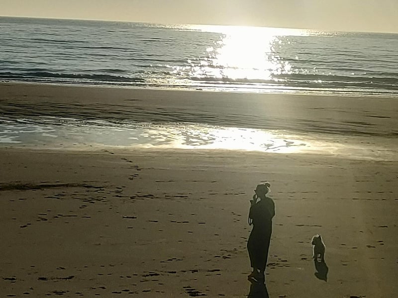 Lovely morning on Marine Drive, Scarborough, by Dawn Humphrey.