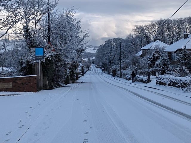 Sleights pictured yesterday morning.