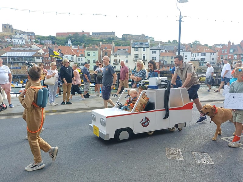 Who you gonna call? The Ghostbusters float. photo: Emma Atkins