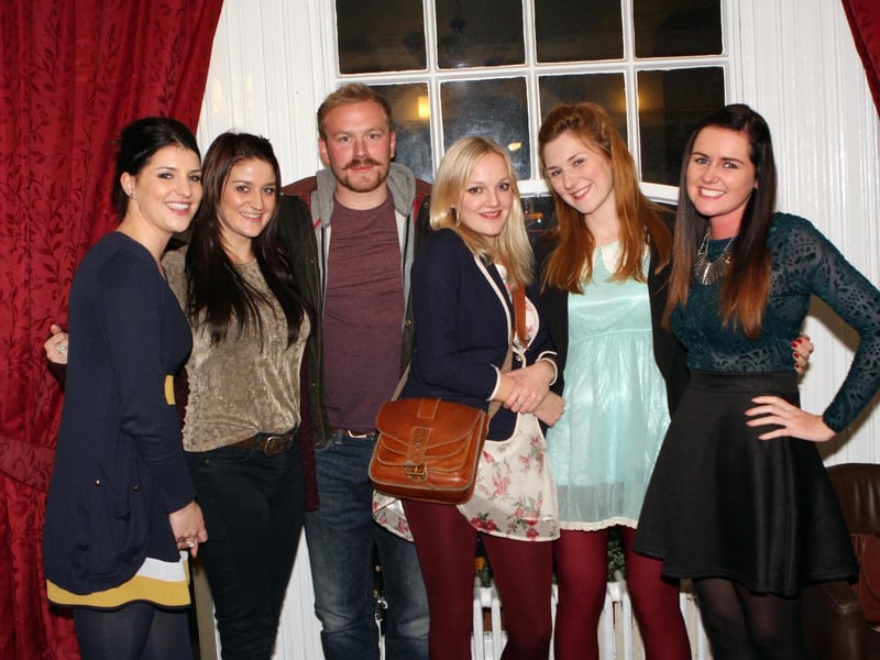 Emma, Lou, Jonny, Holly, Rosie and Lauren in the Old Vic