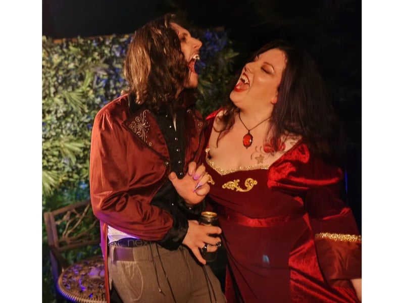 These two lavishly dressed vampires were submitted by Frances Beth of Scarborough.