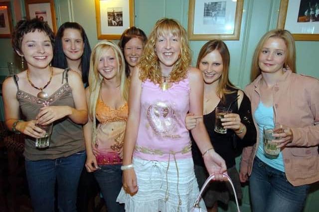 Siobhan, Laura, Georgina, Charlene, Ellie and Vicky take pal Ruth on a night out.