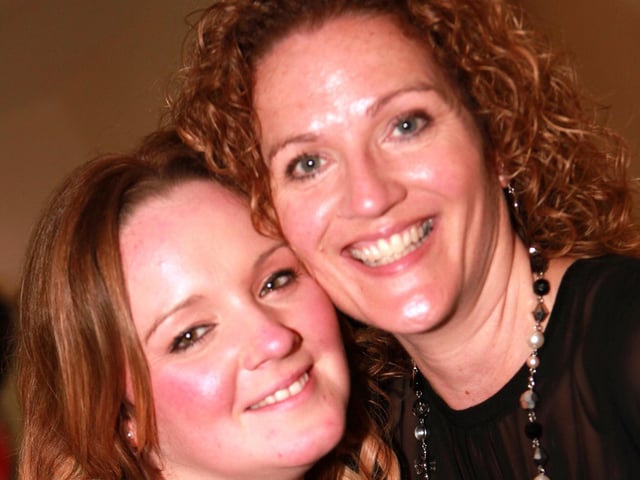 Sarah and Julia enjoying their night in The Gate.